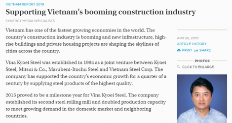 Supporting Vietnam’s booming construction industry