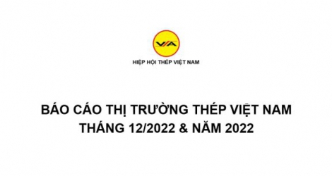 Tình hình thị trường thép Việt Nam tháng 12/2022 và năm 2022