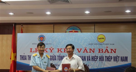 Tăng cường hợp tác giữa Tổng cục Hải quan và Hiệp hội thép Việt Nam