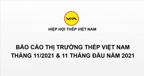 Tình hình thị trường thép Việt Nam tháng 11/2021 và 11 tháng đầu năm 2021