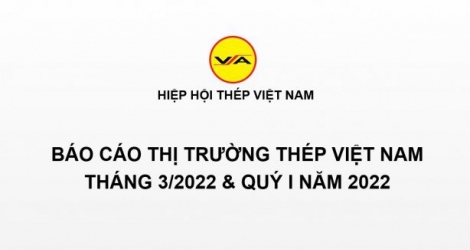 Tình hình thị trường thép Việt Nam tháng 3/2022 và Quý I năm 2022