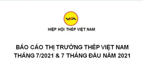 Tình hình thị trường thép Việt Nam tháng 7/2021 và 7 tháng đầu năm 2021